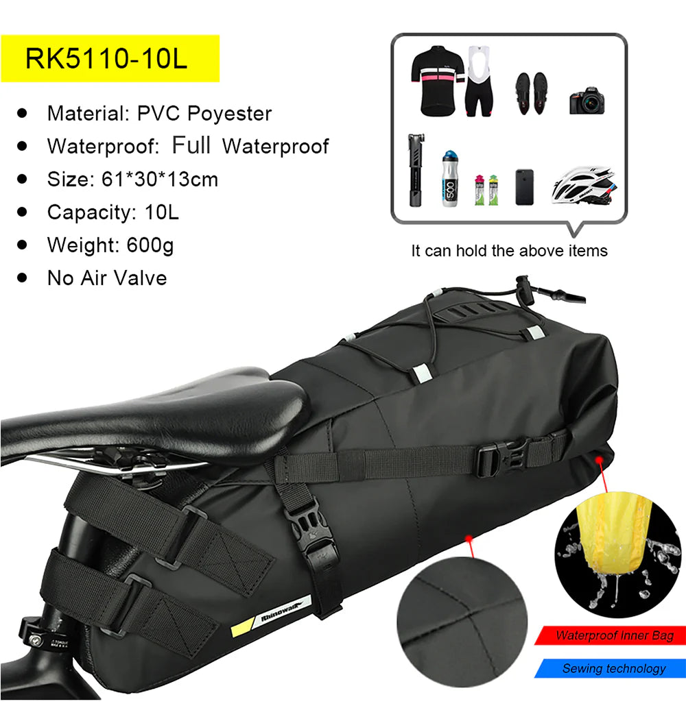 Saddle Bag with Waterproof Lining -RK5110/RK5113