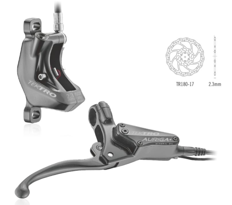 Tektro Auriga+HD-E740 Hydraulic Brake set w/ E-bike motor cut-off