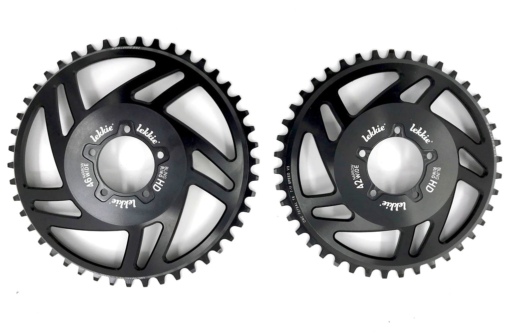 Lekkie 28T, 36T, 42T, 46T, 52T BlingRing Chainring for BBS02