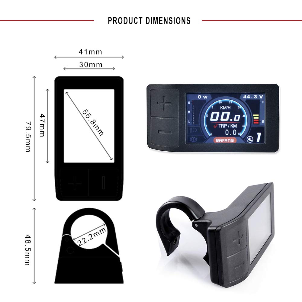 500C Color Display for Bafang Mid-drive Motors