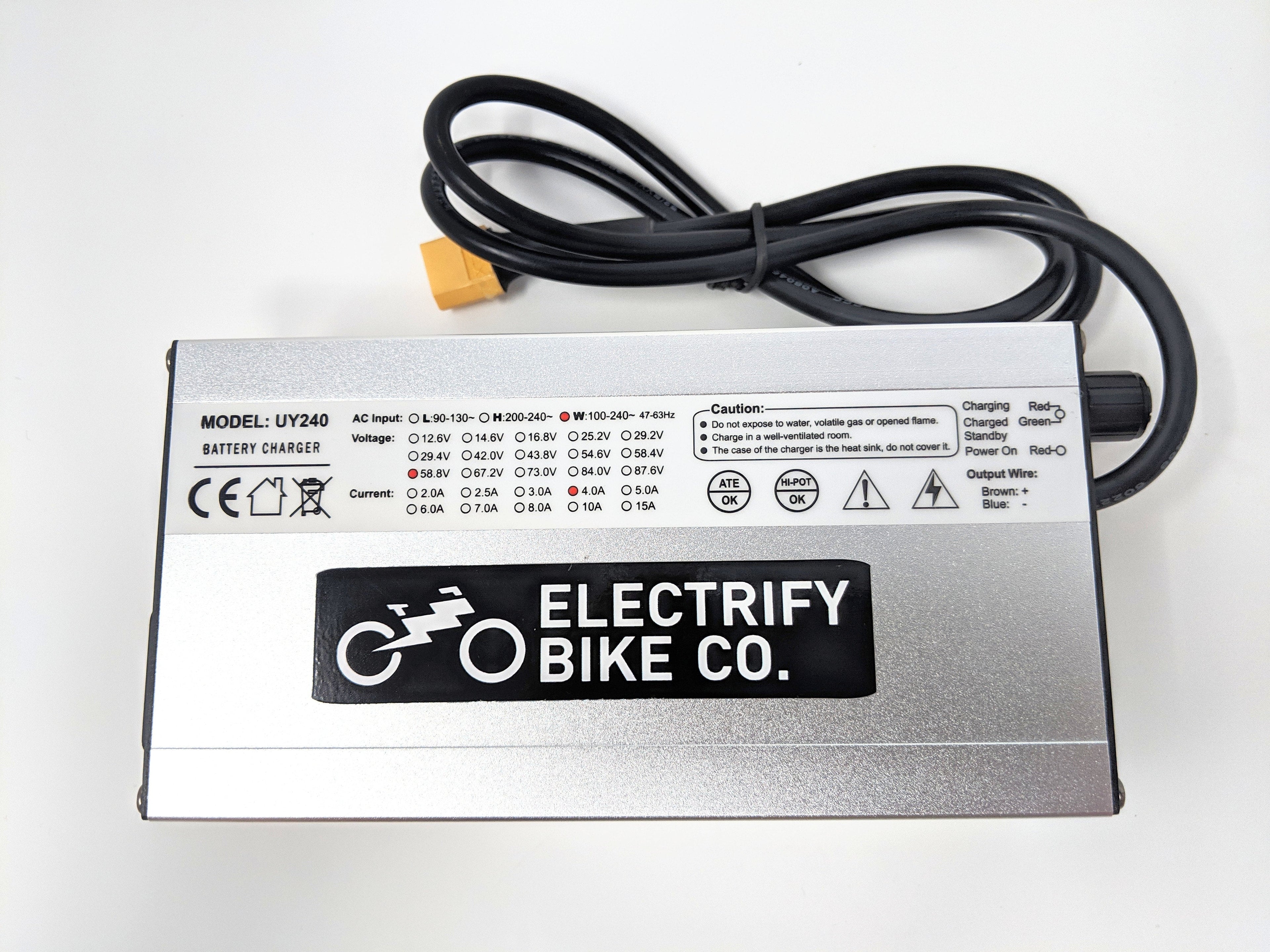 EBC Universal Smart Charger - 52v 4 amp Lithium Ion Battery 